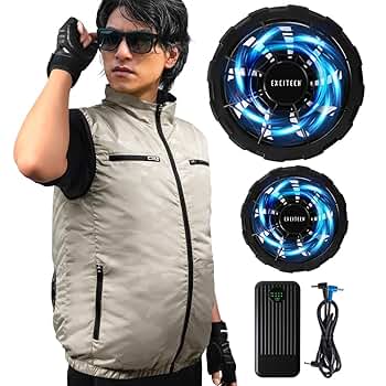 「空調服(R)」ｘKiU コラボレーション ベストMとバッテリーセット KiU KiU/キウ 「空調服(R)」xKiU コラボレーション エア